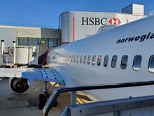 Boarding at LGW from the rear stairs