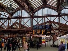The restored Moor Street station in Birmingham is beautiful.
