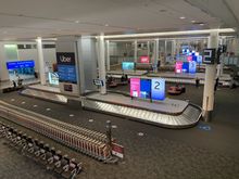 Toronto Pearson baggage pickup area – deserted
