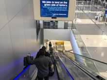 Then down to Baggage Claim 