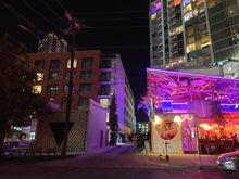 "Corner" balcony rooms on floors 4-6 at the Canopy by Hilton Austin