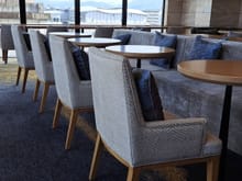 Some of the sitting area on the 9th floor executive lounge. Nice views of the shinkansen trains.