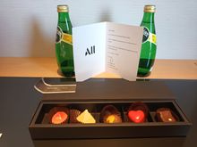 Gold welcome amenity