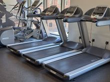 part of the first floor gym
