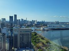 View towards minatomirai from the marine tower