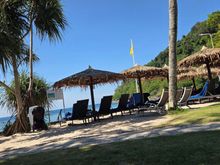 The beach