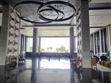Hotel lobby during the day