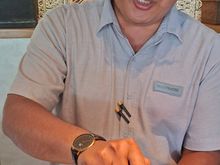 Welcome beer from Akbar duty manager 
