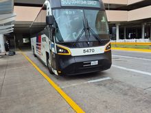 Line 500 goes all the way between both airports