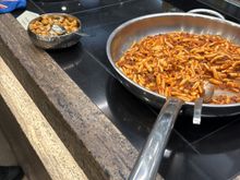 Scalding pasta
