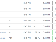 Schedule....