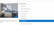 example 2BR rate (multiple rooms) vs. Hyatt Place/House which has 2BR options as single reservation