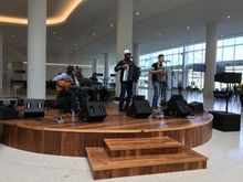 The best part:  Sunpie Barnes and the Louisiana Sunspots were playing this afternoon!  (The downside:  no one to dance with)