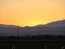 Sunset 4th February 2018 Willows, California