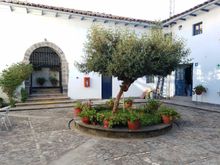 Cute inner courtyard at the place we stayed in on our first night in Cusco