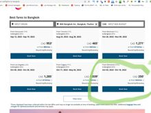 Air Canada’s website is advertising the following prices 

$465 CAD YYZ - BKK Roundtrip Aug 24 - Aug 28 2022

$250 CAD YEG - BKK Roundtrip Oct 3 - Oct 18 2022

When clicking thru I’m not able to book either or see these ridiculously low prices is anyone able to do so via another site ? 

Here’s the direct link to Aircanada page :
https://www.aircanada.com/en-ca/flights-to-bangkok

