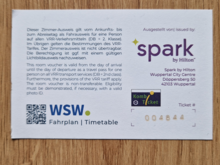 It seems to suggest that it is valid in all of the Verkehrsverbund Rhein-Ruhrx area (which is huge), but maybe it is only valid at the Wuppertal Stadtwerke part of it, I would still have to find this out. In any case, would you buy a basic day-ticket at a Wuppertal ticket machine, it would be only valid in that wider area.