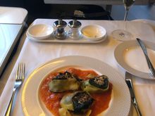 Spinach and mushroom rotolo (light meal)