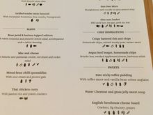 LHR menu starting from 12th Feb