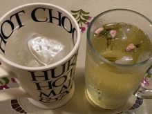 Water and melon / rosebud - with ice 