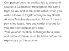 It says I can use it when I book a reward flight