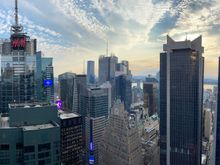 Looking downtown 