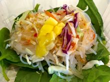 Pineapple noodles salad