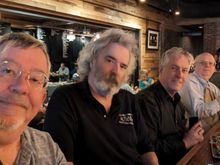 Four of us at a bourbon bar with over 700 varieties. L to R: Governator, toomanybooks, dhammer53, HPN-HRL. 