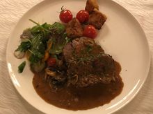 Steak Diane - perfectly flambéed 
