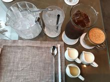 The local coffee and tea