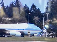 Chester and Air Force One    SEATAC