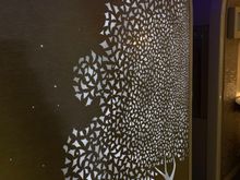The Gahff tree (native to the UAE and a primary design feature throughout the cabin). 