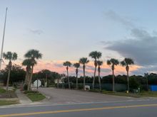 Beautiful sunset on the ride home