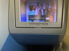 With IFE screens like this it’s best to download Netflix on your tablet before entering lol.
