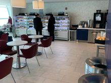 Food area and some seating 