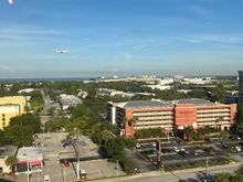 Views from the Executive Lounge towards TPA airport