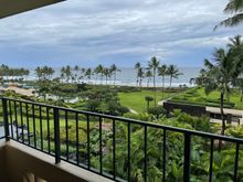 view from our room (Poipu wing, 6th floor)