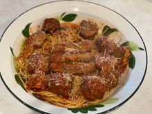 Just a small portion of the meat - I made a huge pot