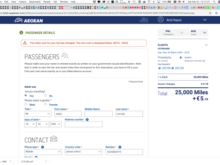 A3 Booking engine then re-prices the trip. Ugh. 