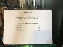 Non alcoholic drinks are complimentary
