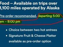 Food options for F per AS website. 
