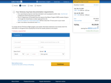 Can get to seat selection before crash