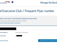 BA adding BAEC number