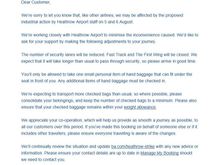 Email from BA