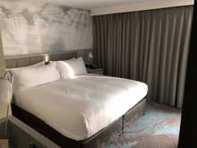 Nice large bed, very comfortable.