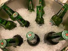The only choice of beer is Heineken