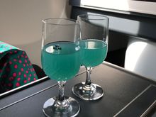 Enjoyed this mocktail which tasted like a bitter lemon drink