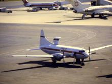 A cargo ramp and the international pier at Logan.  Aer Lingus 747 occupied the stand after the Sun Country 727.