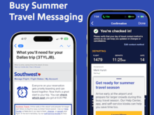 Busy Summer Travel Messaging