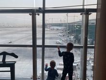 Spotting from the lounge